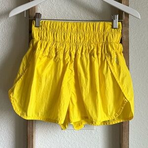 Free People Movement The Way Home Shorts in Optic Yellow sz: Small